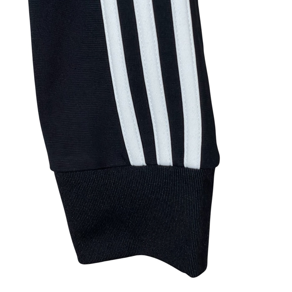 Adidas Black and White Cropped 1/4 Snap Pullover Tricot Jacket NWT Size Large - Picture 6 of 16